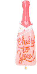 PartyDeco Pezsgős üveg, Cheers, kb. 97 cm