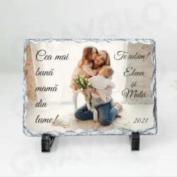 Gravolo Rama foto personalizata pentru mama din ardezie (C405)