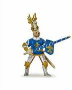 Papo Figurina Cavaler Crin albastru, Papo Figurina