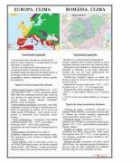 EURO-DLF Europa. Clima/ Romania. Clima - Plansa 700x1000mm, cu sipci (GP9)