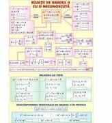 EURO-DLF Ecuatii de gradul II cu o necunoscuta/Transformari geometrice - Plansa fata-verso (MP10)