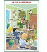 EURO-DLF In the classroom /In the city (DUO) - Plansa viu colorata, cuprinzand 2 teme distincte