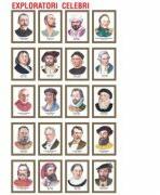 EURO-DLF Exploratori celebri - Set de 20 portrete color, inramate, 285x385mm (GEO-PT-CD)