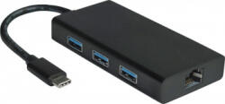 VALUE Hub USB 3.1 tip C la 3 x USB-A + port LAN Gigabit Value 12.99. 1109 (12.99.1109-10)