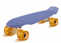 fun pro Mini Cruiser Skateboard Skateboard Trickboard PP Board 100kg LED Wheels PU Hardness: 88A (sk_mc_bl_gld) (sk_mc_bl_gld)