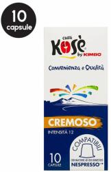 KIMBO 10 Capsule Caffe Kose by Kimbo Cremoso - Compatibile Nespresso