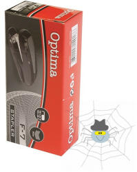 Optima F-7 24/6 tűzőgép 20 laphoz - fekete