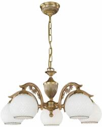 Reccagni Angelo Candelabru din alama cu 5 brate design italian 8600 (RA-L. 8600/5)