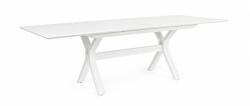 Bizzotto Masa extensibila din aluminiu alb Kenyon 180x100x76 cm (0663235)