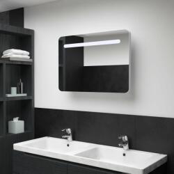 vidaXL Dulap de baie cu oglindă și led, 70 x 9, 5 x 55 cm (285120)