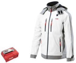 FLEX TJ White 10.8/18.0 M Lady Női fűthető kabát 10, 8 V/18 V | M | Fehér | Akku és töltő nélkül (512028)
