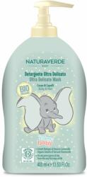 Disney Naturaverde Baby Ultra Delicate Wash tusfürdő gél és sampon 2 in 1 gyermekeknek születéstől kezdődően 400 ml