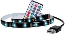 Solight Soligth WM504 - К-кт 2 бр. LED RGB лента за TV с дистанционно IP65 LED/USB 2x50см (SL0139)