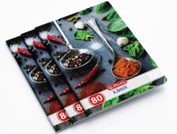 Herlitz Caiet A5, 80 file, dictando, Spices, 5 buc/set, Herlitz PCKHZ9480810 (PCKHZ9480810)