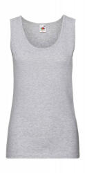 Fruit of the Loom Női ujjatlan póló Fruit of the Loom Ladies' Valueweight Vest M (12), Heather szürke