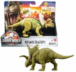Mattel Jurassic World 3: Figurină dinozaur Kosmoceratops care poate ataca (GWN33)