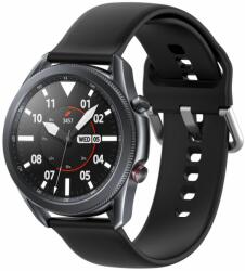 Huawei Watch GT 3 Pro (46 mm) okosóra szíj - fekete szilikon szíj