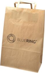 Bluering Szalagfüles papírtáska 32x17x33cm Bluering® barna - tonerpiac
