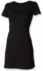 SF (Skinnifit) Rochie de vară tip tricou pentru femei - Neagră | L (SK257-1000166699)
