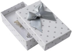 Polca puncte un cadou cutie pe a stabilit Bijuterii, alb - silvertime - 6,04 RON