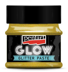 Pentart R-Pentart sötétben világító glitterpaszta 50ml Szivárvány/ Zölden/Kéken vil. 36089 (36089)