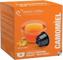 Italian Coffee Ceai de Musetel cu Miere, 64 capsule compatibile Nescafe Dolce Gusto, Italian Coffee (AV11-64)