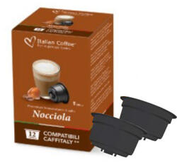 Italian Coffee Nocciola, 72 capsule compatibile Cafissimo Caffitaly Beanz, Italian Coffee (CC17-72)
