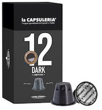 La Capsuleria Cafea Dark Espresso, 100 capsule compatibile Nespresso, La Capsuleria (CN11-100)