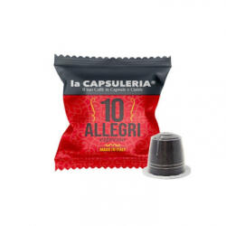 La Capsuleria Cafea Allegri Espresso, 100 capsule compatibile Nespresso, La Capsuleria (CN02-100)