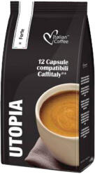 Italian Coffee Cafea Utopia, 96 capsule compatibile Cafissimo Caffitaly Beanz, Italian Coffee (AV04-96)