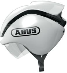 ABUS - casca ciclism sosea triatlon Gamechanger tri helmet - alb lucios negru (ABS6427)