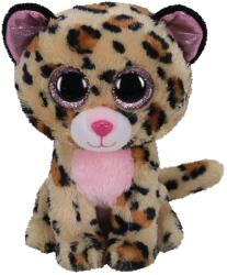 TY Toys Jucarie de plus TY Toys - Leopard roz-maro Livvie, 15 cm (TY36367)