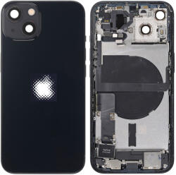 Apple iPhone 13 - Hátsó Ház Apró Alkatrészekkel (Midnight), Midnight