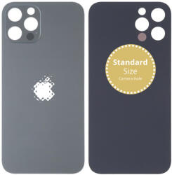 Apple iPhone 13 Pro Max - Hátsó Ház Üveg (Graphite), Grey