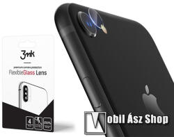 3mk Protection kameravédő flexibilis üveg 4db - 2.5D lekerekített szél, karcálló, ultravékony, 0, 2mm, 7H - ÁTLÁTSZÓ - APPLE iPhone SE (2022) / iPhone SE (2020) / iPhone 7 / iPhone 8 / iPhone 6 / iPhone 6S