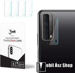 3mk Protection kameravédő flexibilis üveg 4db - 2.5D lekerekített szél, karcálló, ultravékony, 0, 2mm, 7H - ÁTLÁTSZÓ - HUAWEI P smart (2021)