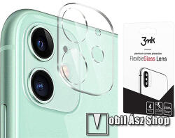 3mk Protection kameravédő flexibilis üveg 4db - 2.5D lekerekített szél, karcálló, ultravékony, 0, 2mm, 7H - ÁTLÁTSZÓ - APPLE iPhone 11