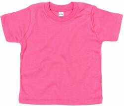 Babybugz Egyszínű csecsemő póló - Fuksziaszín | 0-3 hónap (BZ02-1000256861)