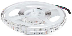 V-TAC Bandă LED 10W/M, SMD 5050, 60 LED/m, 24V, RGB, IP20, Rola 5m (11040-)