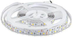 V-TAC Bandă LED 5050, 8W, 60 LEDs, 12V, IP20, RGB + 3000K (10946-)