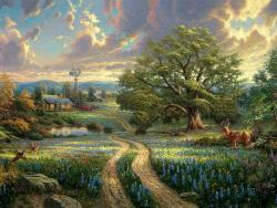 Schmidt Spiele - Puzzle Thomas Kinkade: Country Living - 1 000 piese Puzzle