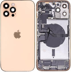 Apple iPhone 12 Pro Max - Carcasă Spate cu Piese Mici (Gold), Gold
