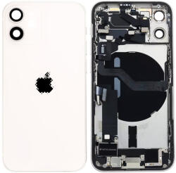 Apple iPhone 12 Mini - Carcasă Spate cu Piese Mici (White), White