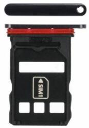 Huawei P40 - Slot SIM (Black) - 51661QTR Genuine Service Pack, Black