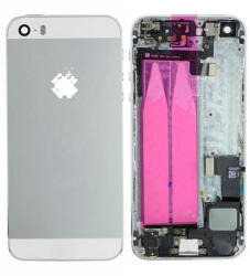 Apple iPhone 5S - Carcasă Spate cu Piese Mici (Silver), Silver