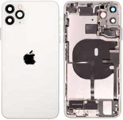 Apple iPhone 11 Pro Max - Carcasă Spate cu Piese Mici (Silver), Silver