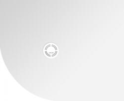 POLYSAN Flexia öntött márvány jobbos zuhanytálca 110x90 cm, fehér 91361 (91361)