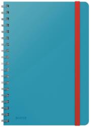 Leitz Caiet de birou LEITZ Cosy, carton laminat, coperta dura, B5, 80 coli, cu spira, matematica, albastru celest (L-44840061)
