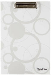 KARTON PP Felírótábla A/4, black&white, fehér (KPP-5-522) - mesescuccok