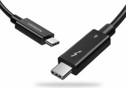 UGREEN US501 USB-C apa - USB-C apa 4.0 Adat és töltőkábel - Fekete (0.8m) (30389)